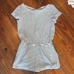 Striped romper